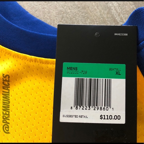 NIKE NBA STEPHEN CURRY CHINESE NY WARRIORS JERSEY - Picture 6 of 6